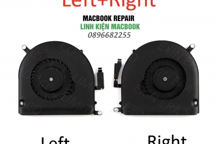 Linh kien macbookquat lam mat cpu fan macbook pro A1398 15 inch 2012 2013