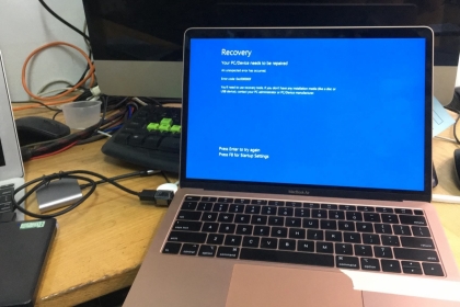 Cứu dữ liệu Macbook, rơi nước, rơi vỡ 