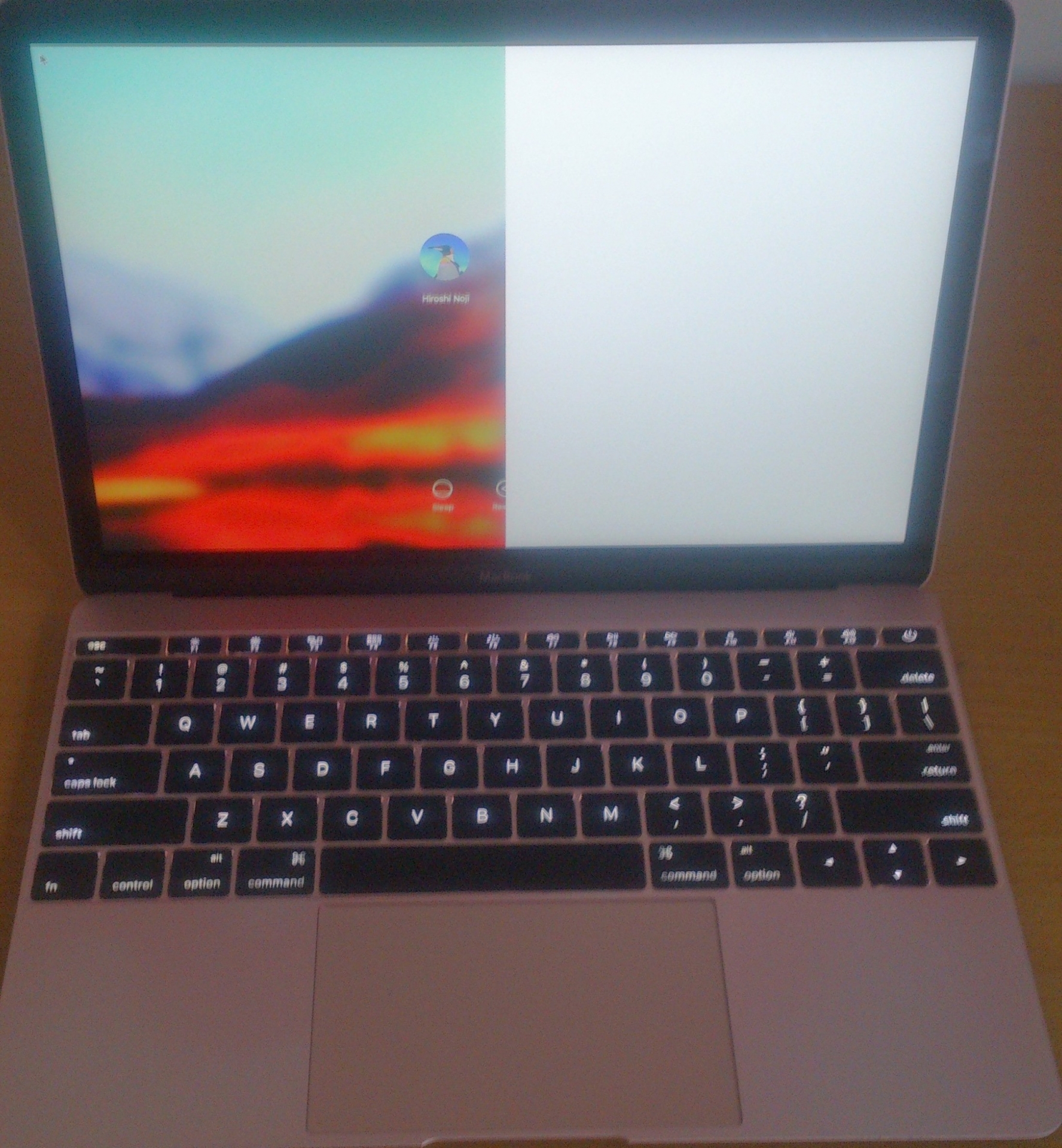 Macbook màn hình bị lỗi