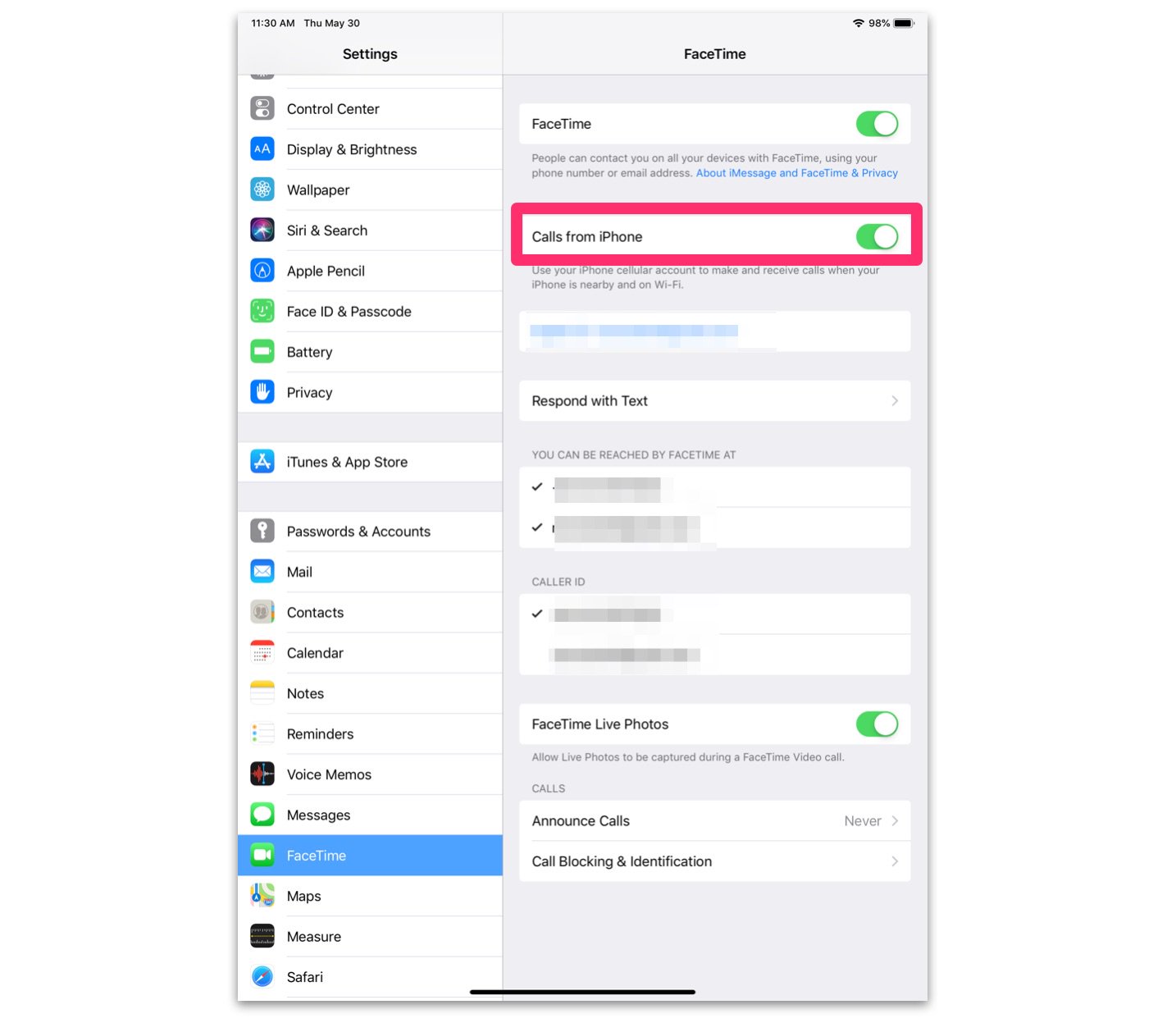 Hướng dẫn tạo cuộc gọi giữa iPhone và iPad