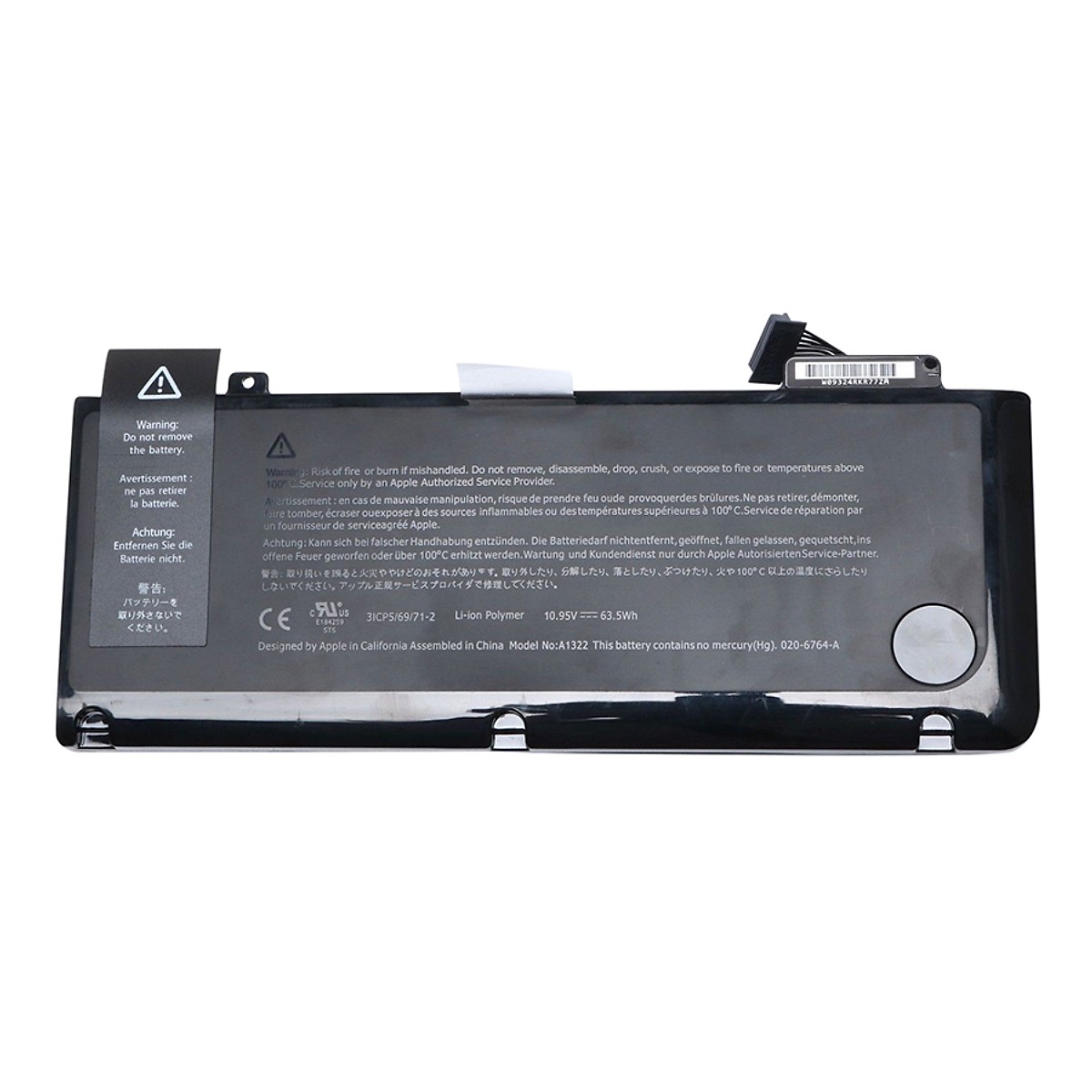 pin macbook pro A1322