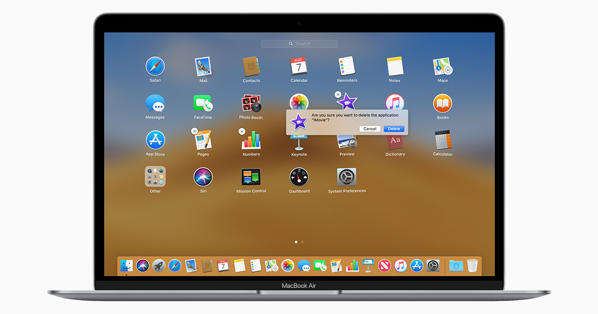 Launchpad macbook. Hướng dẫn xóa ứng dụng trên iMac. Macbook